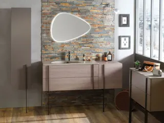 Пенал Jacob Delafon Nouvelle Vague EB3047G-N18 левый 35 см блестящий белый